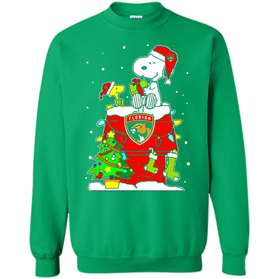 Florida Panthers Snoopy Ugly Christmas Sweaters - Sweatshirt
