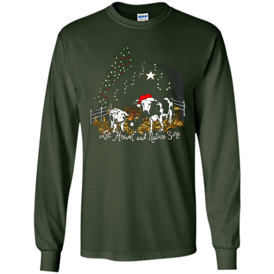 Let Heaven And Nature Sing Christmas Sweater PINGPONG - Long Sleeve T-Shirt