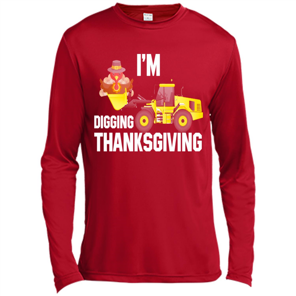 I'm Digging Thanksgiving Cute Turkey Tractor