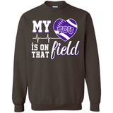TCU Horned Frogs Football My Heart is on that Field - Sweatshirt
