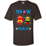 Snow Day Shirt For Chicago Cubs Vs Minion Fans pingpong