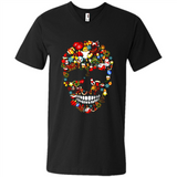 Skull Christmas Decorations Merry Xmas T-Shirt - Men's V-Neck