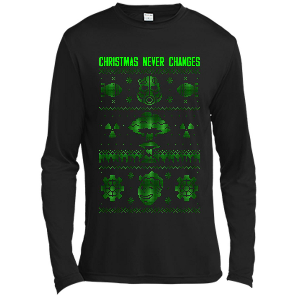 Christmas Ugly Sweater Christmas Never Changes Star Wars - Canvas Long Sleeve T-Shirt