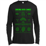 Christmas Ugly Sweater Christmas Never Changes Star Wars - Canvas Long Sleeve T-Shirt