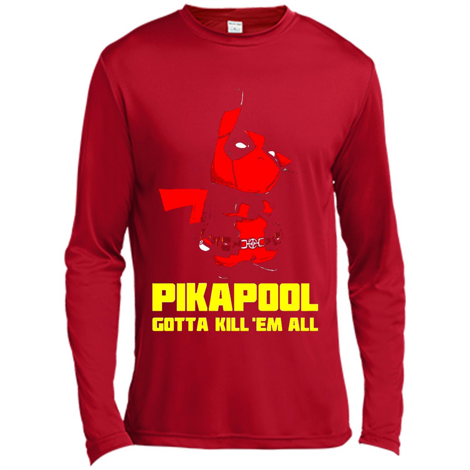 Pikapool Gotta Kill Them All Shirt PINGPONG - Canvas Long Sleeve T-Shirt