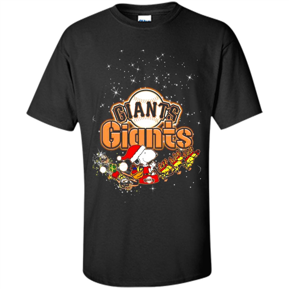 Snoopy Christmas San Francisco Giants - Shirt