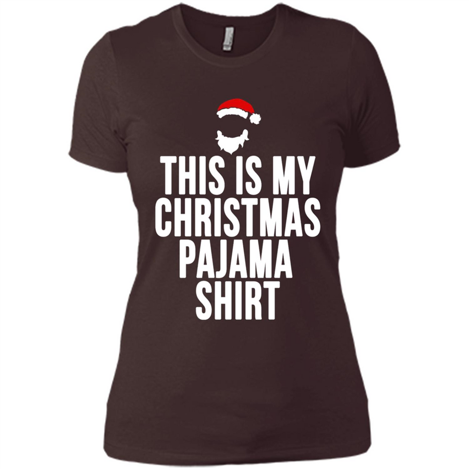 This is my pajama Tshirt Christmas - Ladies' Boyfriend T-Shirt
