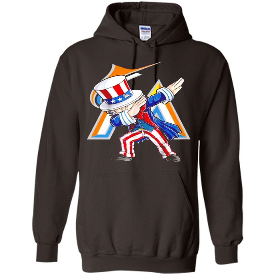 MLB MIAMI MARLINS UNCLE SAM DABBING INDEPENDENCE DAY