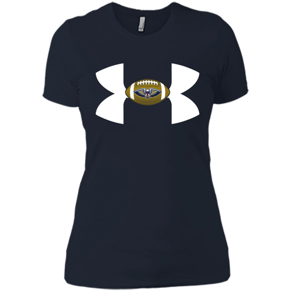 New Orleans Pelicans Under Armour Logo - Ladies' Boyfriend T-Shirt