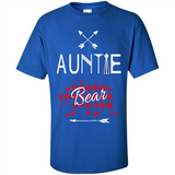 Aunt Shirt Buffalo Plaid Family Camp Bear Tee - Shirt