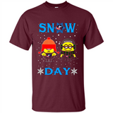 Snow Day Shirt For Columbus Blue Jackets Vs Minion Fans pingpong