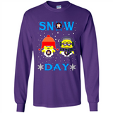 Snow Day Shirt For Houston Astros Vs Minion Fans pingpong