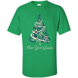 New York Giants NFL Football Team Logo Christmas Tree T-Shirt - Shirt