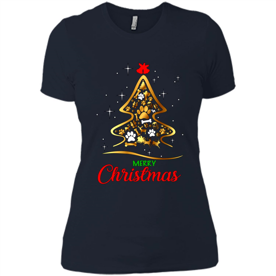 Merry Christmas Dogs Christmas Tree PING PONG