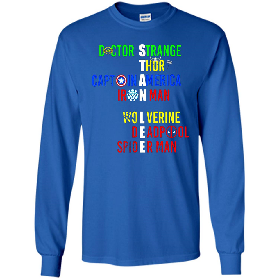 RIP Stan Lee Doctor Strange Thor Caption America Iron Man Shirt PINGPONG - Long Sleeve T-Shirt