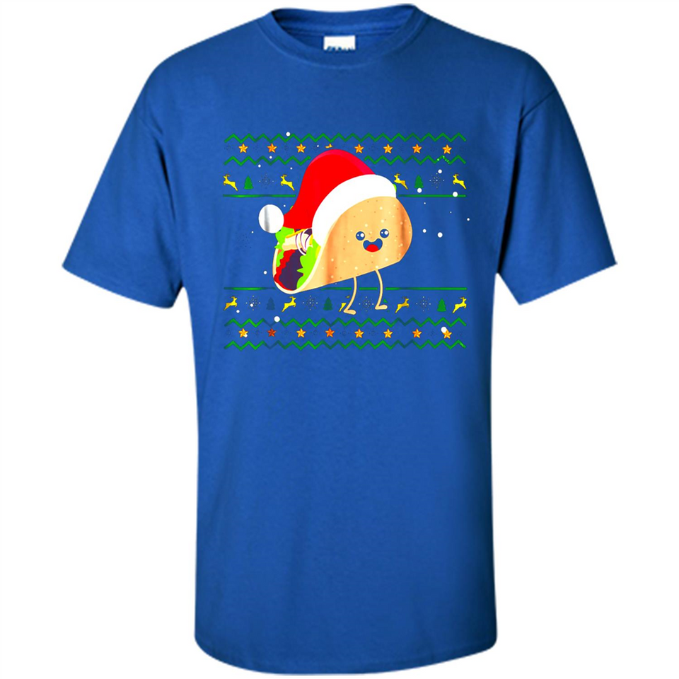 TACO Santa Hat Ugly Christmas shirt Ladies' Boyfriend