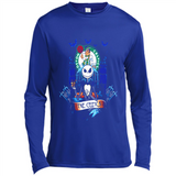 Boston Celtics Halloween The Nightmare Before Christmas - Canvas Long Sleeve T-Shirt