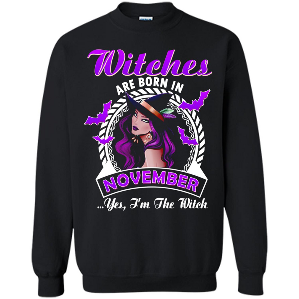 Witches Are Born In November Halloween