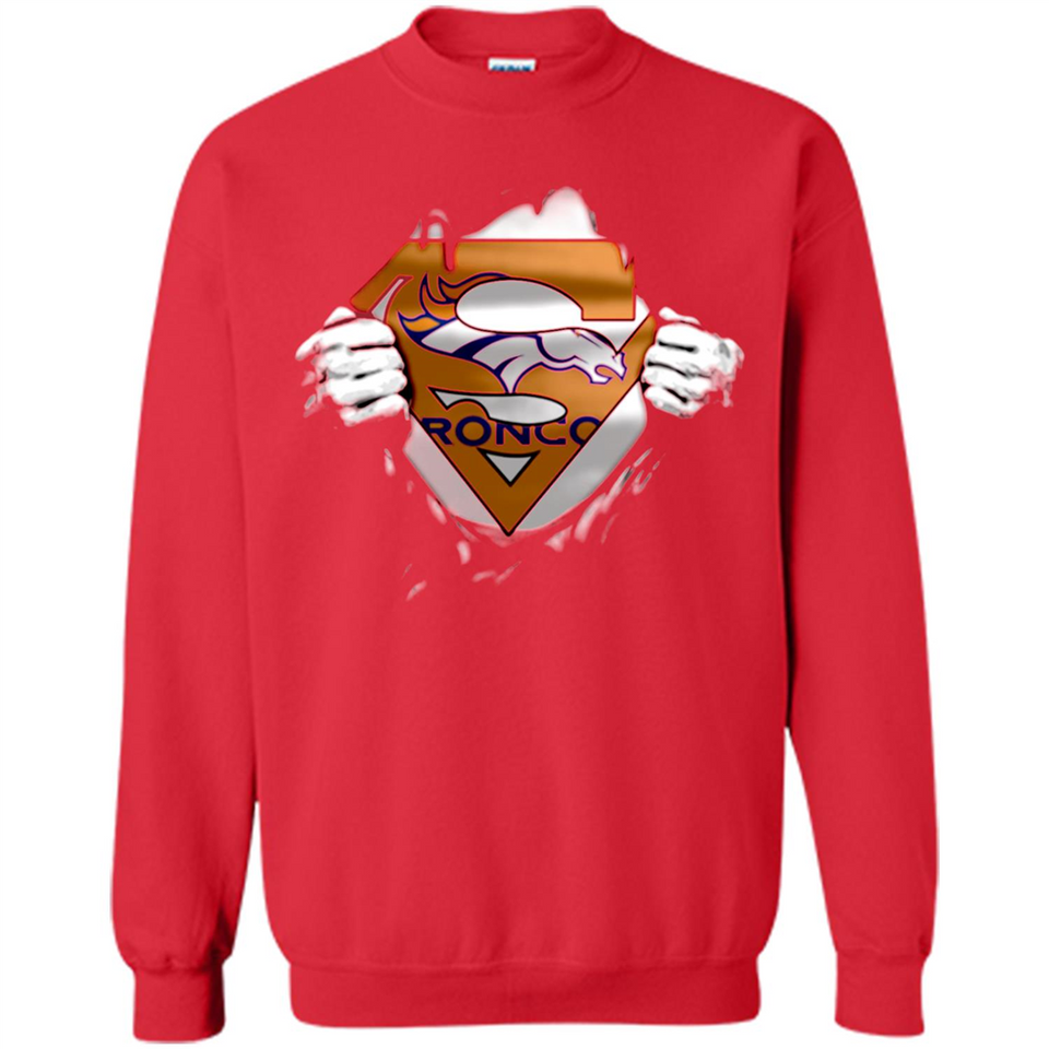 Denver Broncos And Superman Fans - Sweatshirt