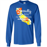 Paradise California Strong Camp Fire Youth T-Shirt PINGPONG - Long Sleeve T-Shirt