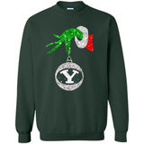 Fantastic Byu Cougars Glitter Grinch Monogram Ornament Christmas Gift - Sweatshirt