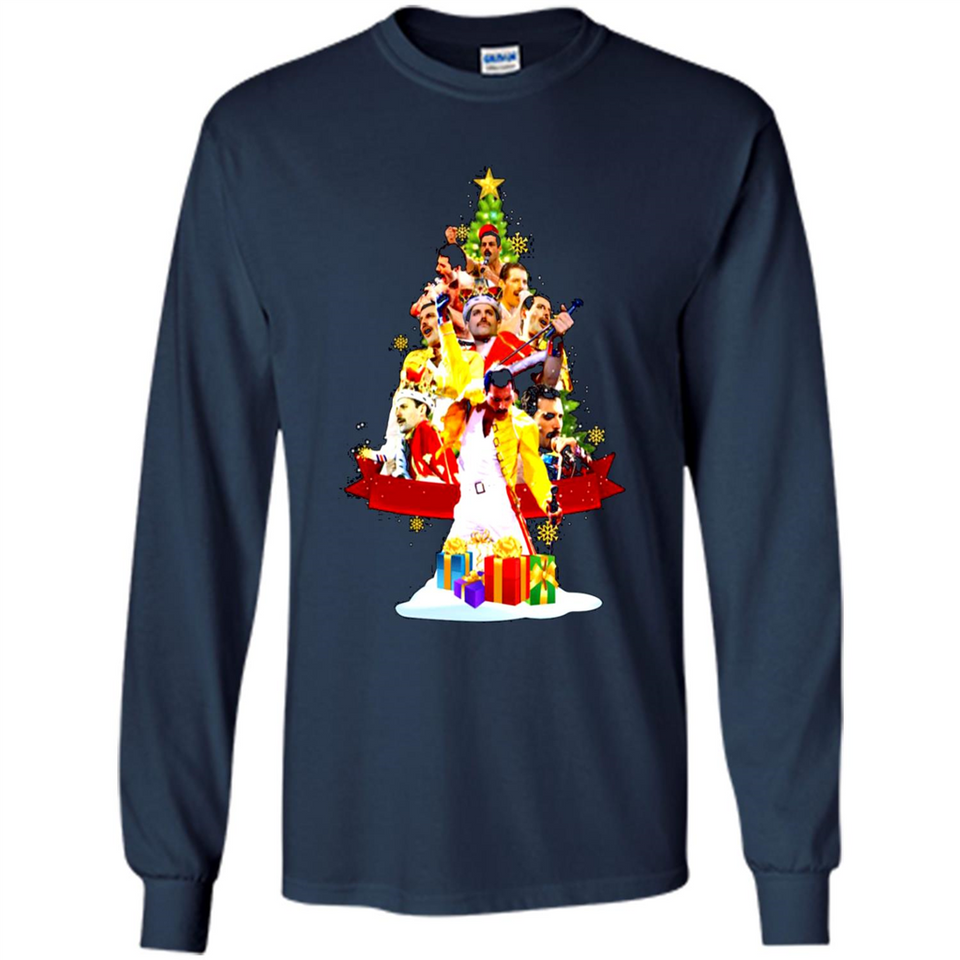 Freddie Mercury Christmas Tree Sweatshirt PING PONG