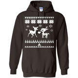 Rudolph and Clarice Ugly Christmas Sweater - Hoodie