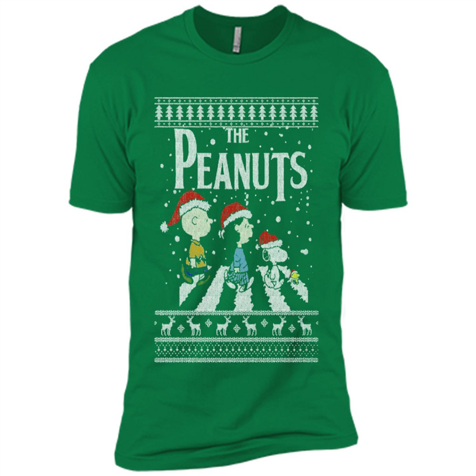 Snoopy Peanuts Ugly Christmas - Premium Short Sleeve T-Shirt