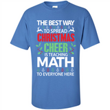 Math Teacher Christmas Shirt Christmas Cheer - Shirt