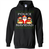 FUNNY POLICE NAVIDAD T-SHIRT Santa Christmas Party - Hoodie