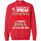 Spread Christmas Cheer Lunch Family Xmas Gift Ls - Sweatshirt