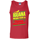 Iguana Wish You A Merry Christmas Animal - Tank Top