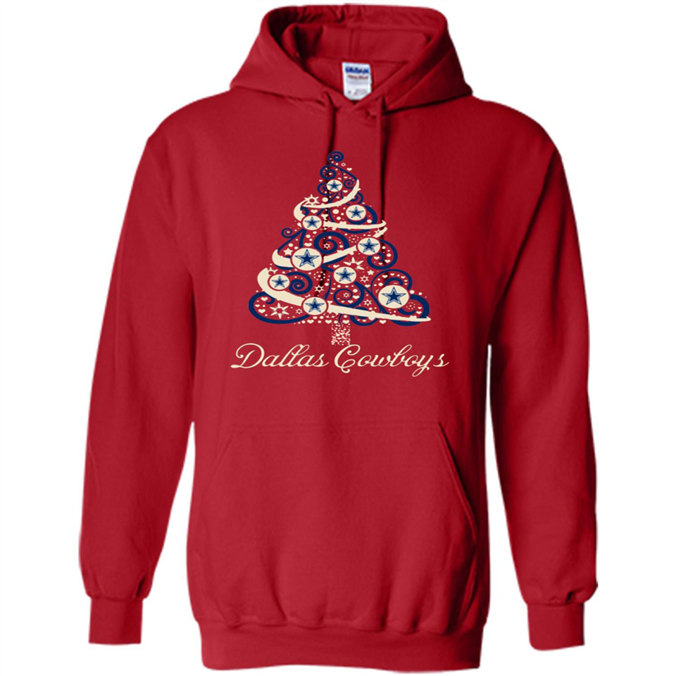 Dallas Cowboys NFL Football Team Logo Christmas Tree T-Shirt - Hoodie