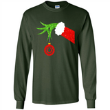 Funny Grinch Hand Holding Oiler Ornament Christmas PING PONG
