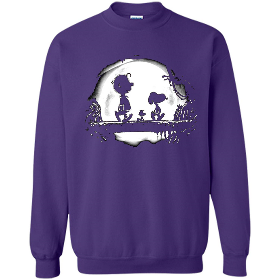 Snoopy The Peanuts Walking To The Moon