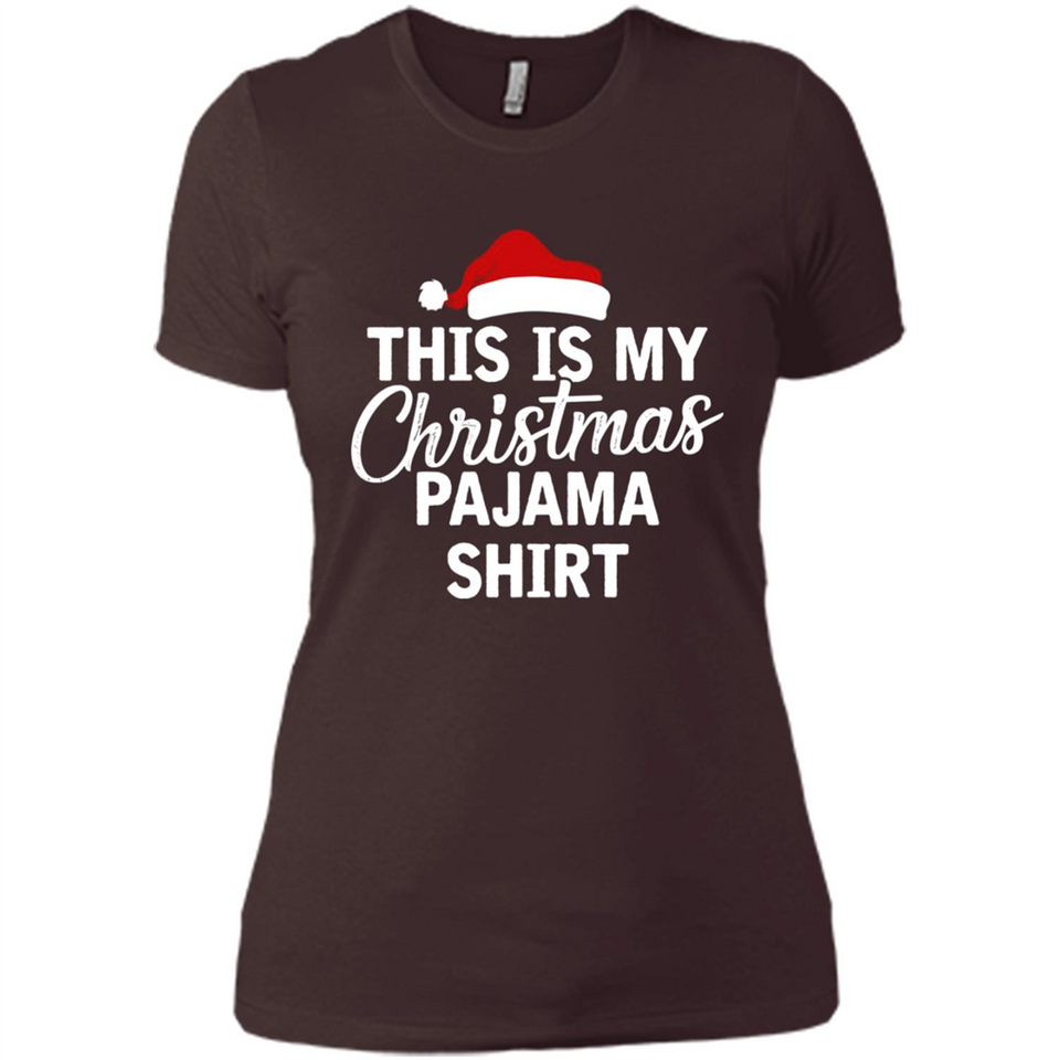 This Is My Christmas Pajama Family Matching - Ladies' Boyfriend T-Shirt