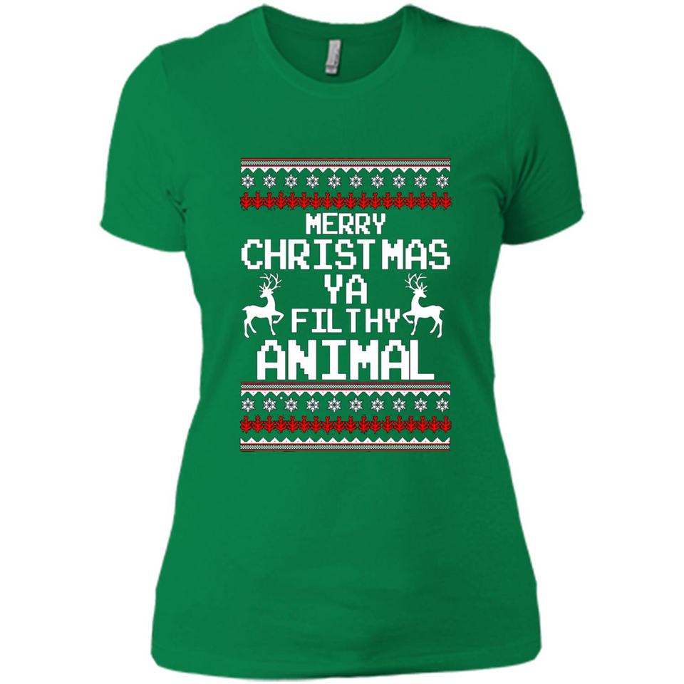 Merry Christmas ya filthy animal ulgy sweater PINGPONG