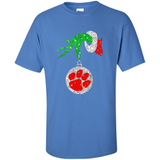 Amazing tee Clemson Tigers Glitter Grinch Monogram Ornament Christmas Gift - Sao chép - Shirt