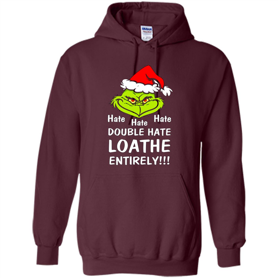 Mr Grinch hate hate hate double hate loathe entirely sweater PINGPONG