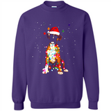 Christmas Lights Boxer Dog Funny Xmas Sweatshirt - Sweatshirt
