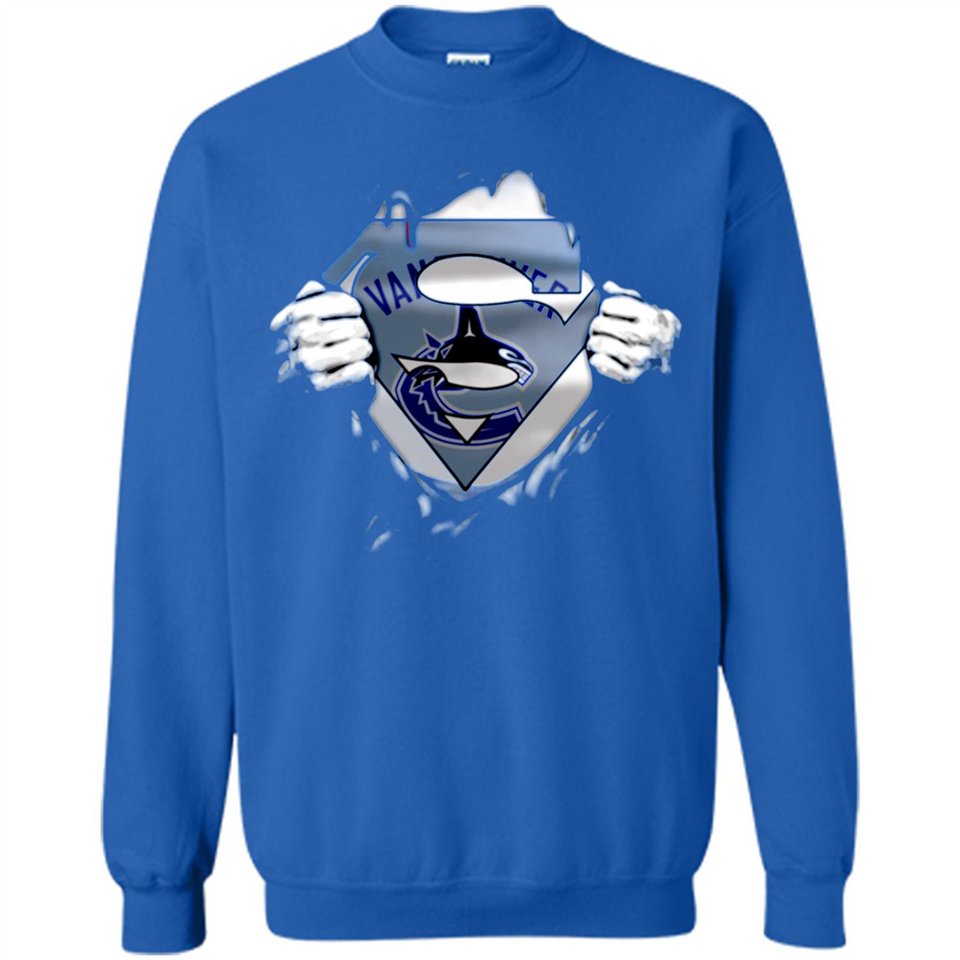 Vancouver Canucks And Superman Fans - Sweatshirt