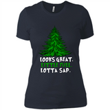 Looks Great Little Full Lotta Sap Funny Christmas PINGPONG