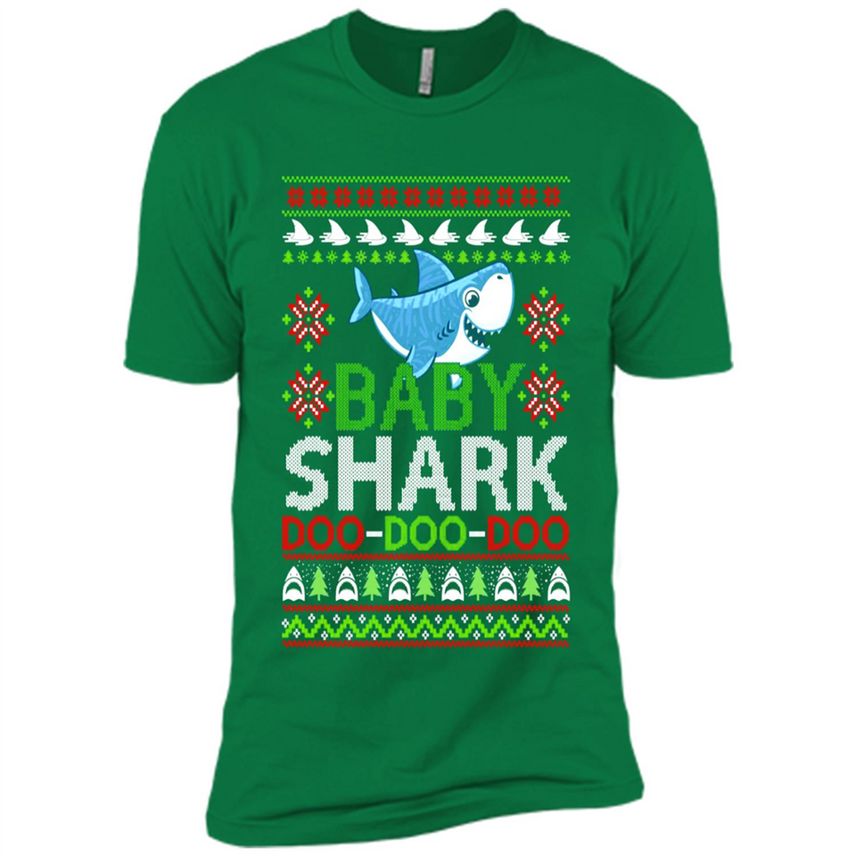 Baby shark Doo Doo Doo Christmas - Premium Short Sleeve T-Shirt