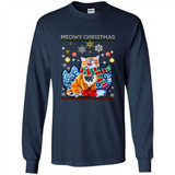 Meowy Christmas Ugly Funny Cats Lover PINGPONG