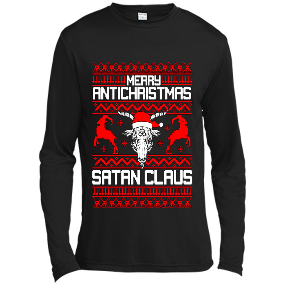 Merry Antichristmas Satan Claus Sweatshirt PINGPONG