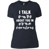 I TALK ABOUT YOU IN