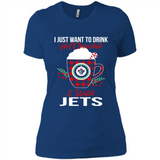 I Just Want To Drink Hot Chocolate & Watch Winnipeg Jets Ugly Christmas Sweater PINGPONG