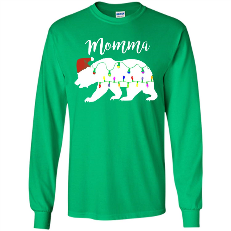 Womens Momma Bear - Long Sleeve T-Shirt