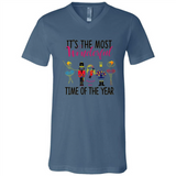 It's The Most Wonderful Time Of The Year - Canvas Unisex V-Neck