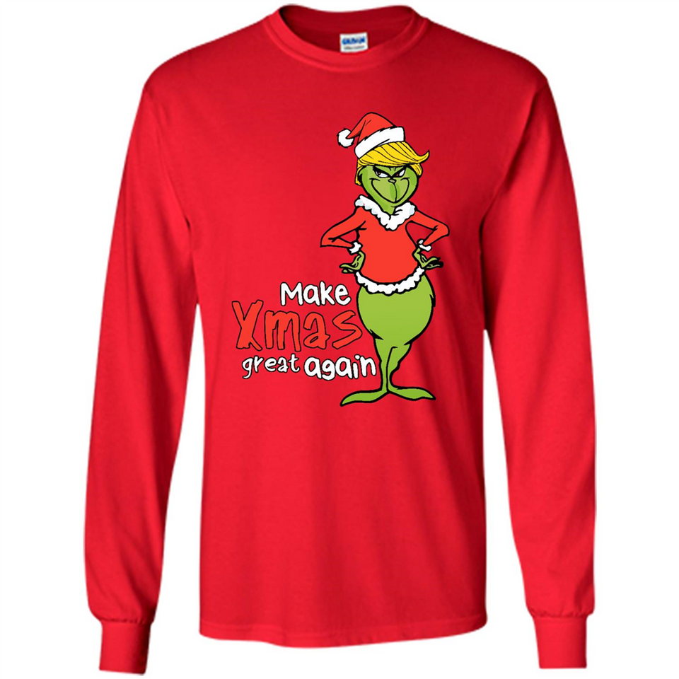 Trump Grinch Shirt, Make Xmas Great Again Christmas